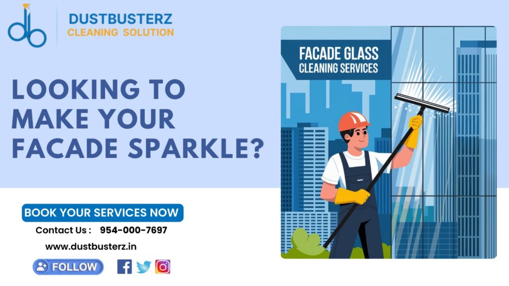 facade glass cleaning services